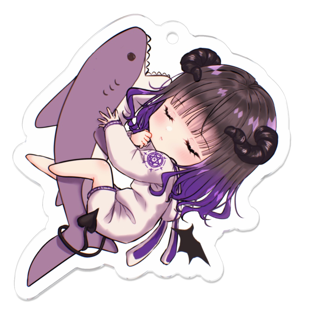 悪魔ちゃん💜🦈アクキー