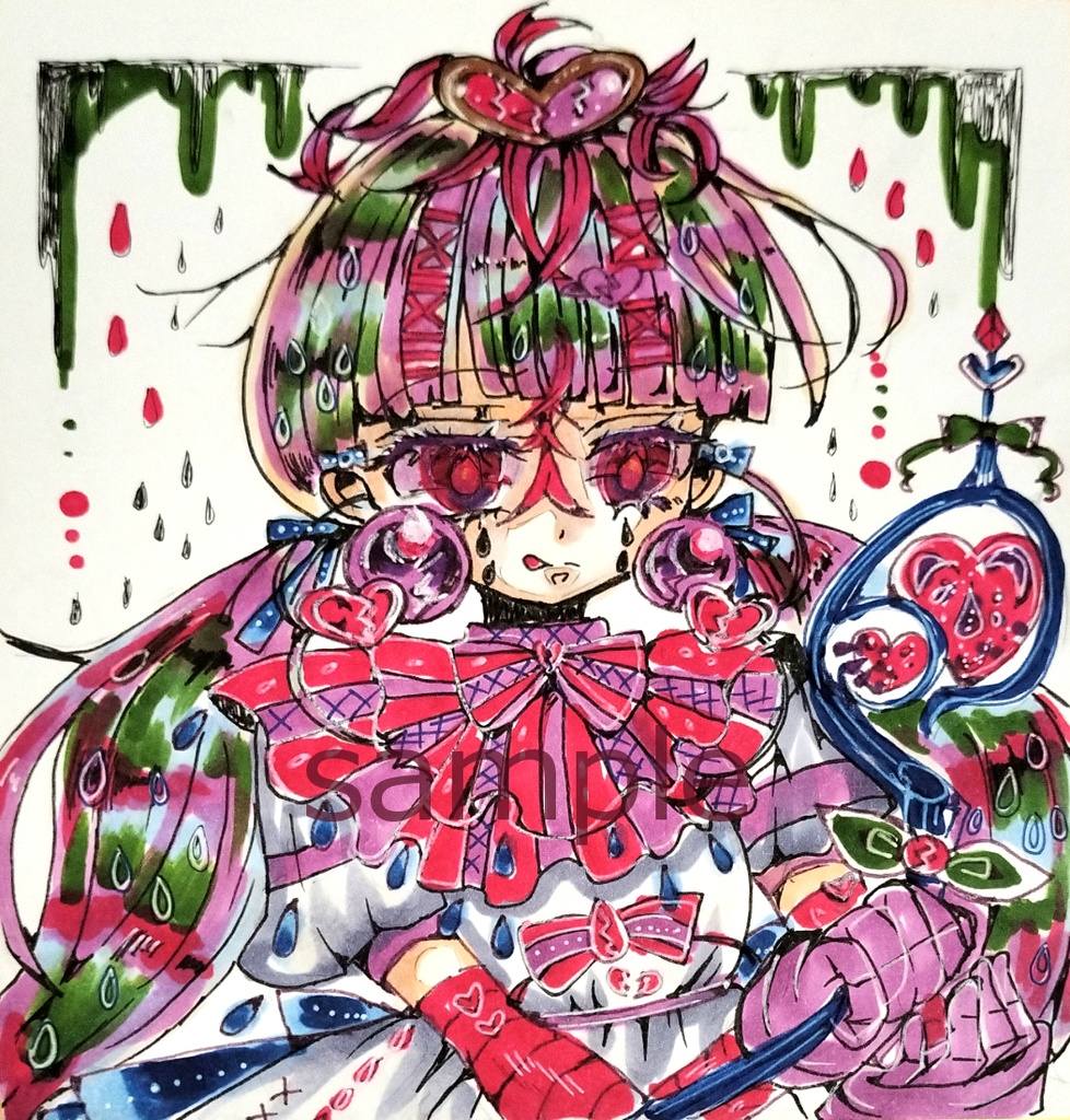 オリジナル色紙「夢とあこがれの果て」