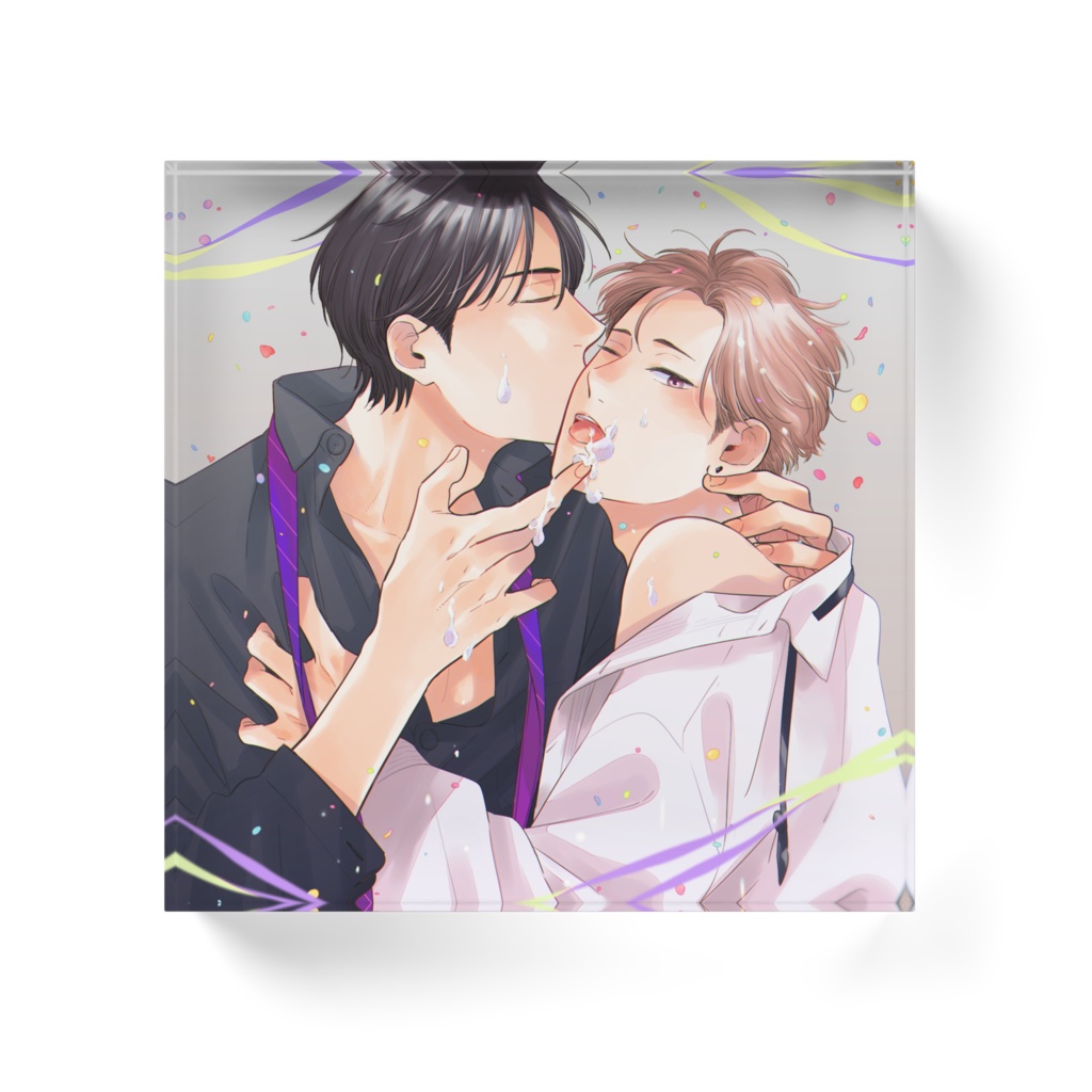 みだ猫アクリルブロック