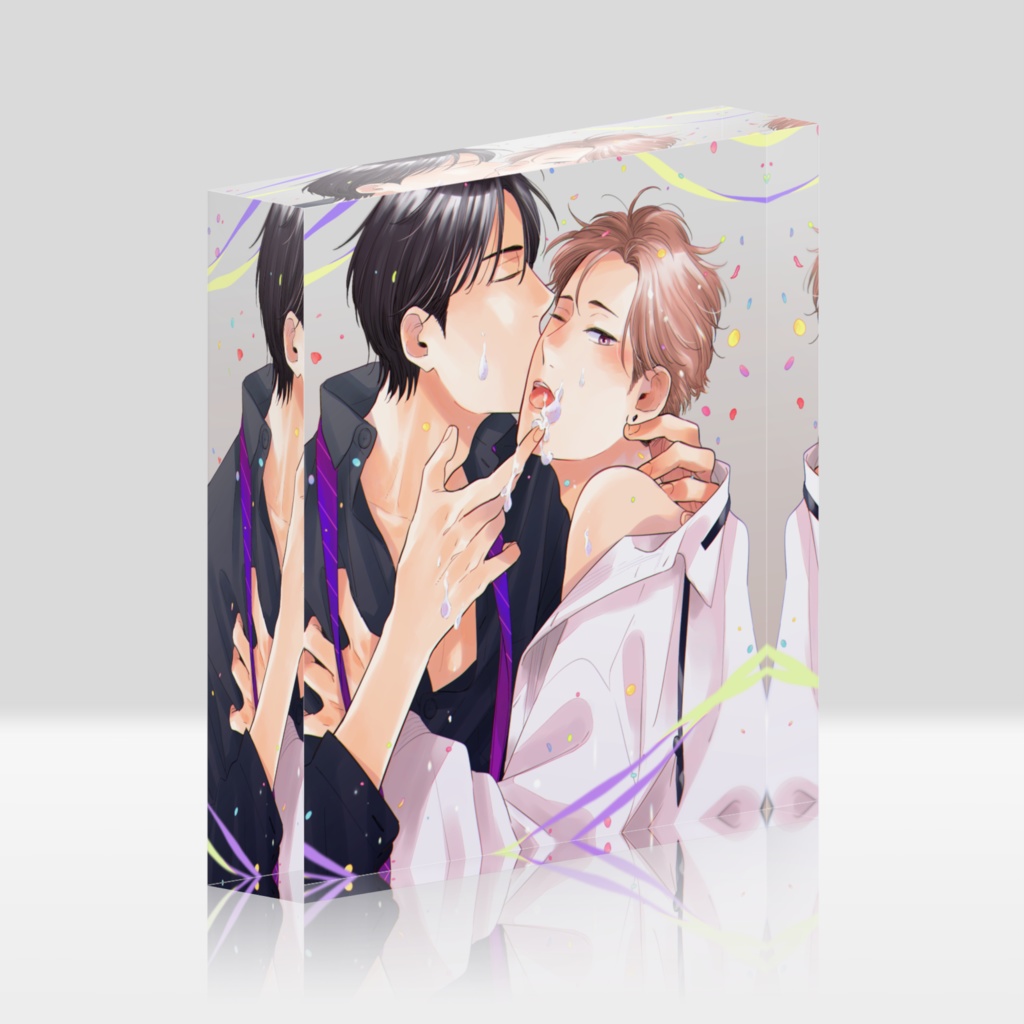 みだ猫アクリルブロック