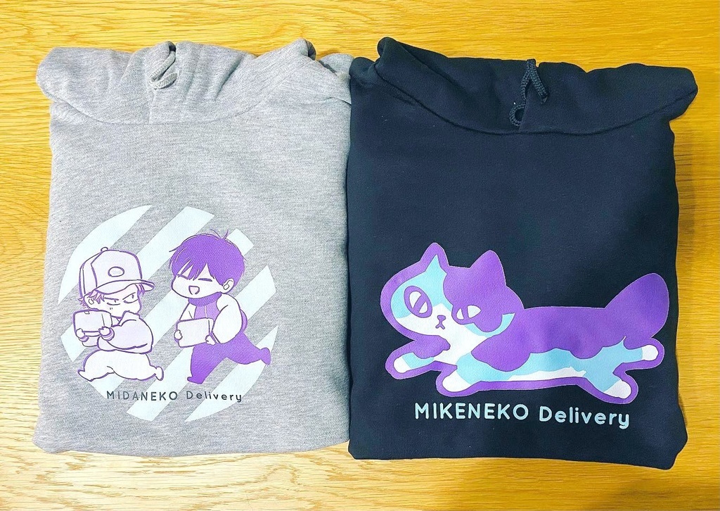 みだ猫パーカー(ミケネコ便ver.)