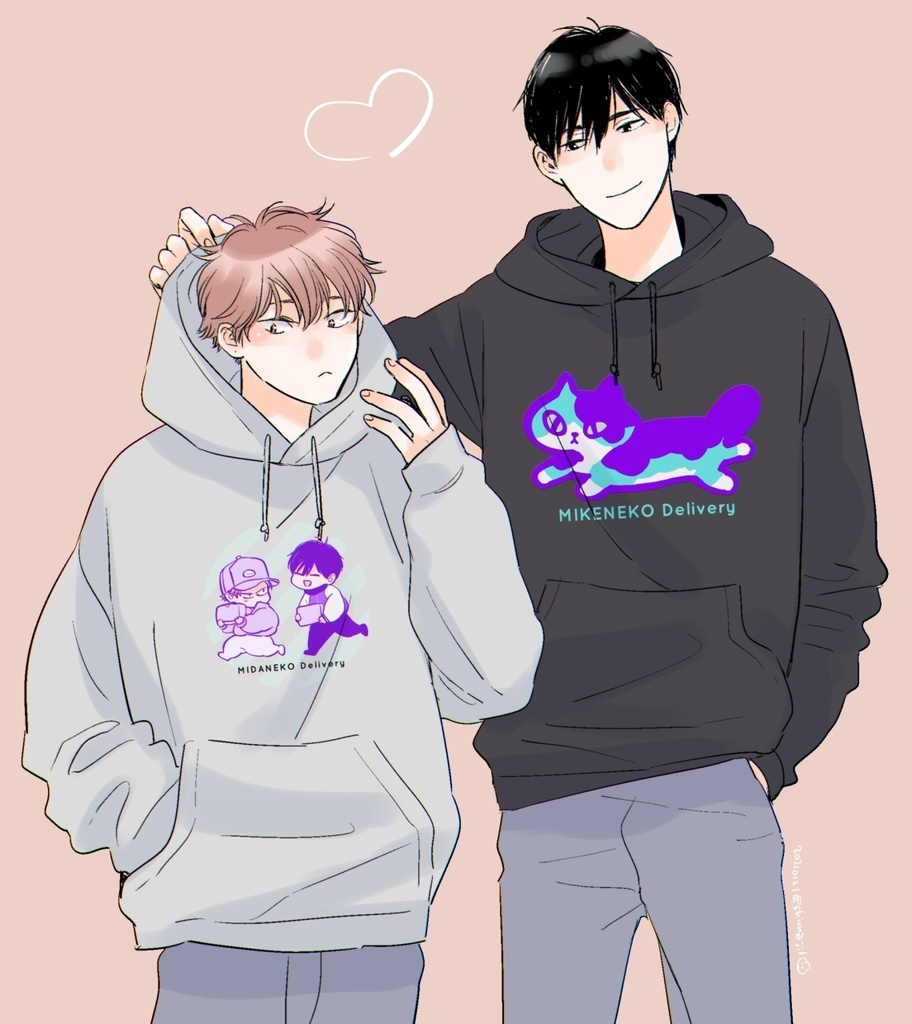 みだ猫パーカー(ミケネコ便ver.)