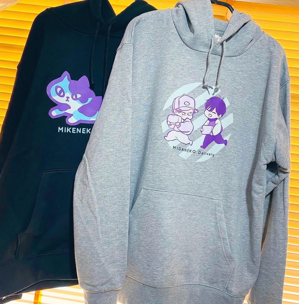 みだ猫パーカー(ミケネコ便ver.)
