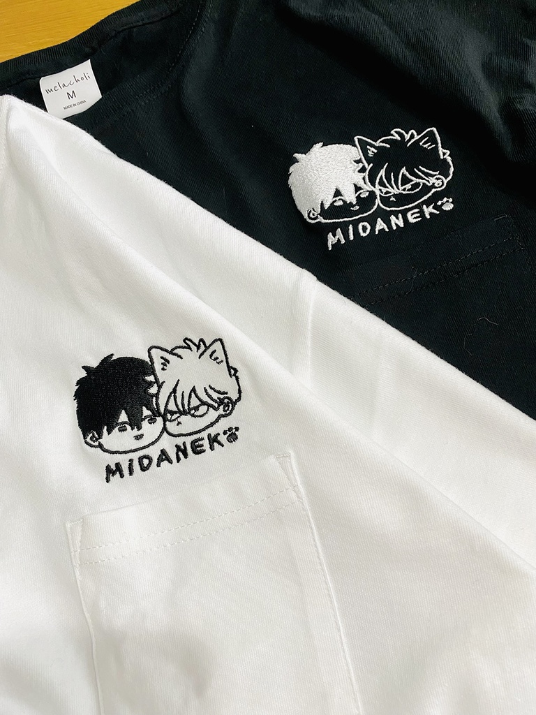 あまみけ刺繍ポケットTシャツ