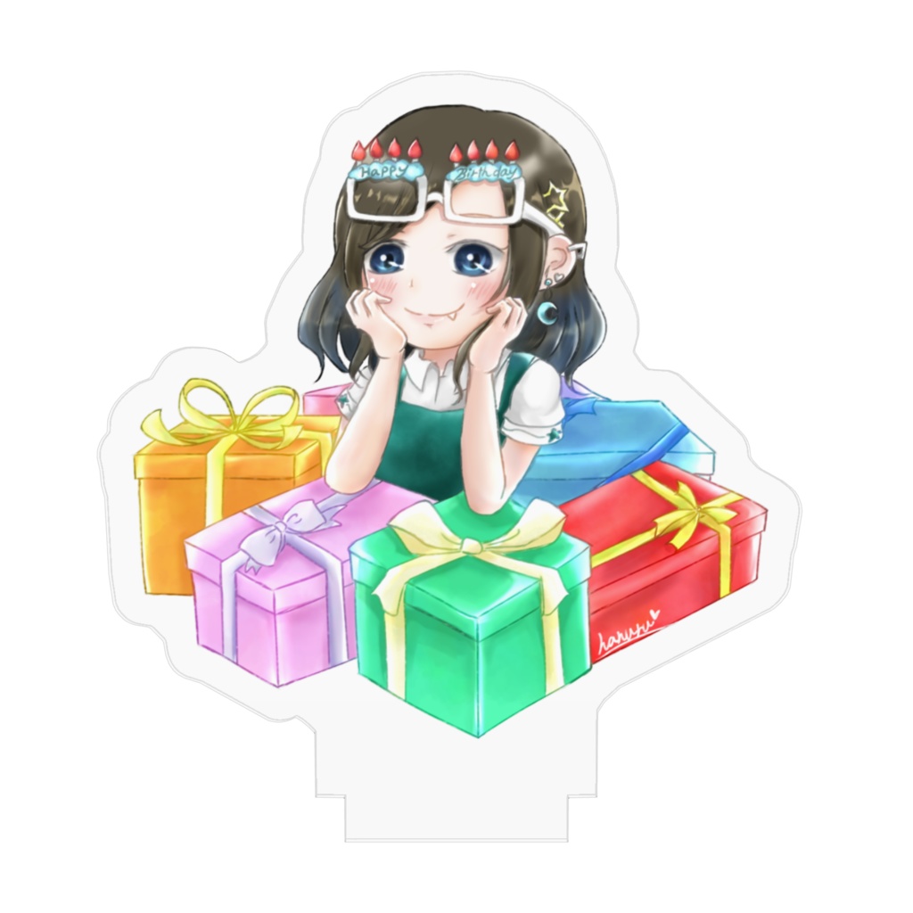 hanuruアクリルスタンド 誕生日イラストver