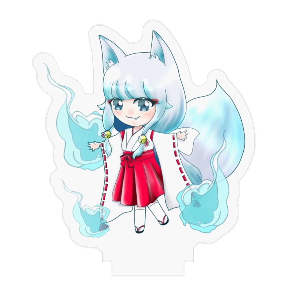 不思議な青狐ちゃん