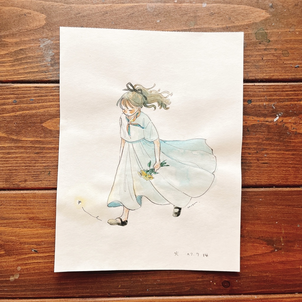 ドローイング原画「光」