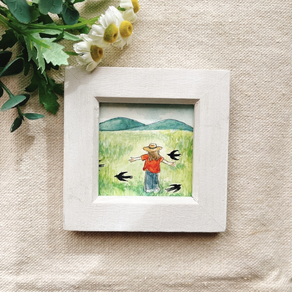 ミニ原画「ありったけの祝福を」