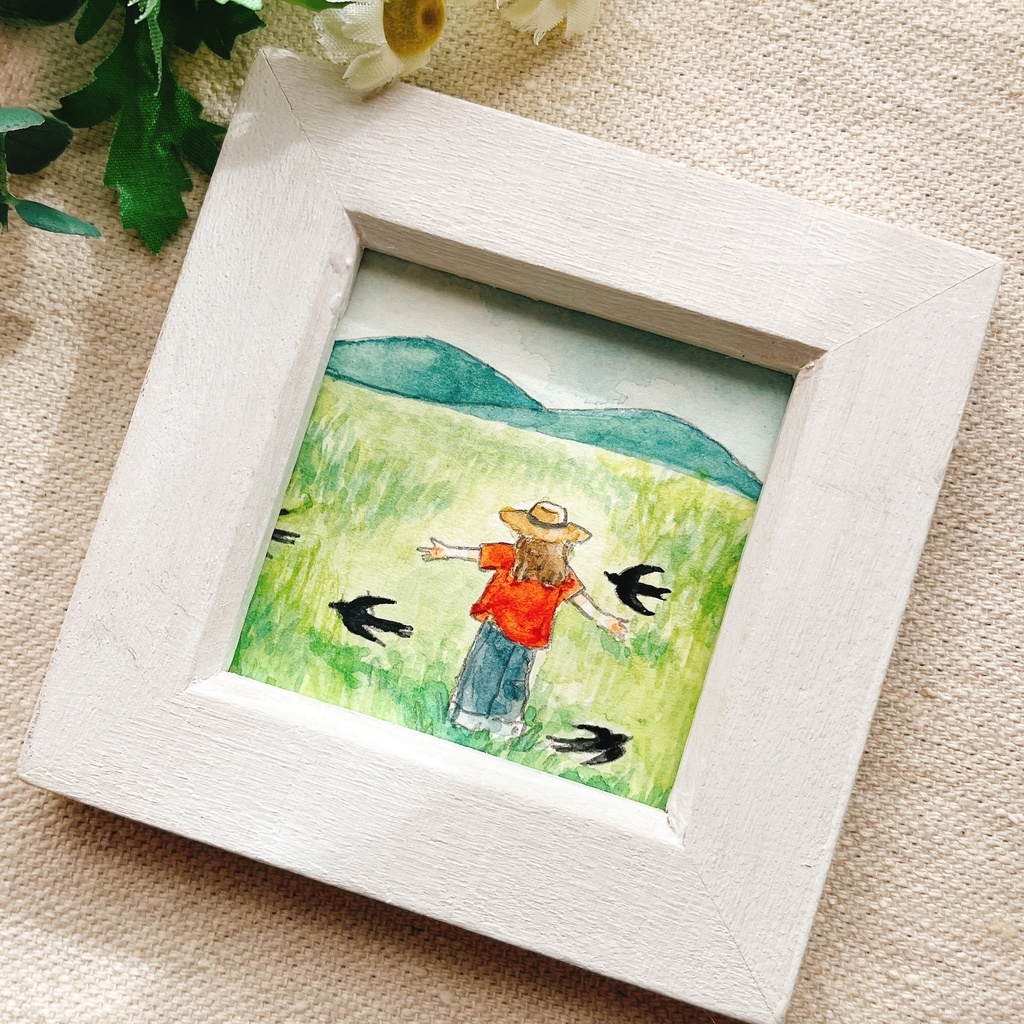 ミニ原画「ありったけの祝福を」