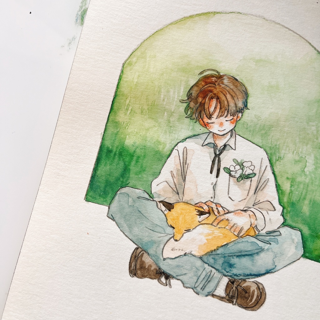 セミオーダー原画「心のありか」