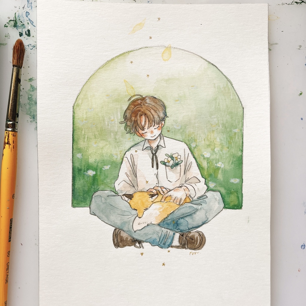 セミオーダー原画「心のありか」