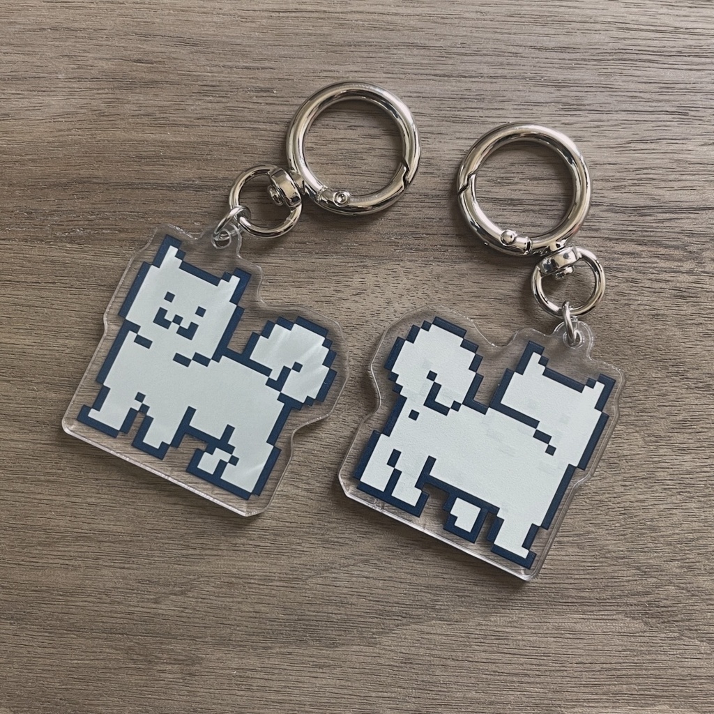 まえうしろアクキー