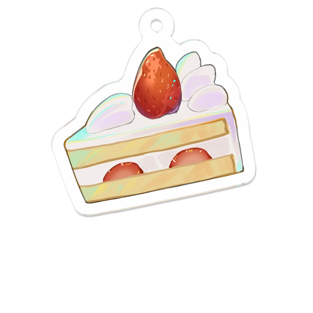 ケーキキーホルダー