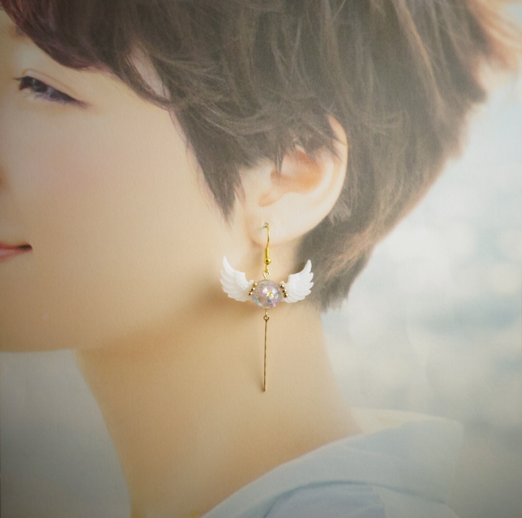 セーラームーン セーラーコスモス風ピアス イヤリング変更可 Moon Store Booth