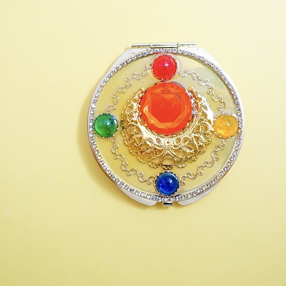 デザインコンパクトミラー［Transform brooch］