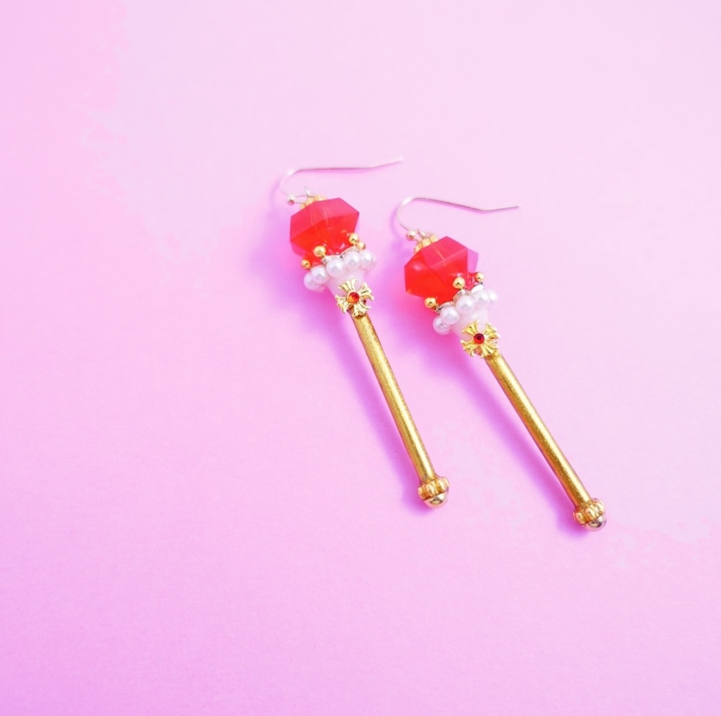 ミニチュアピアス［セイントイリュージョンステッキ］
