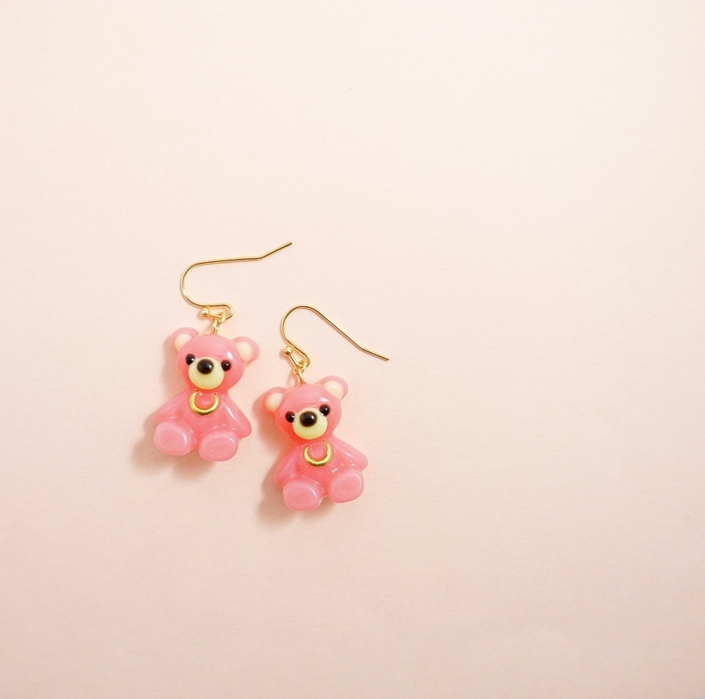 ミニチュアピアス・イヤリング［Date bear］