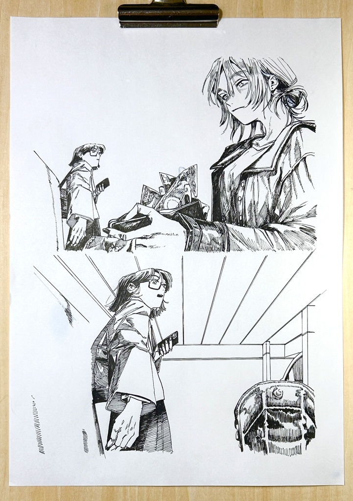 プラスチックの怒り　原画6