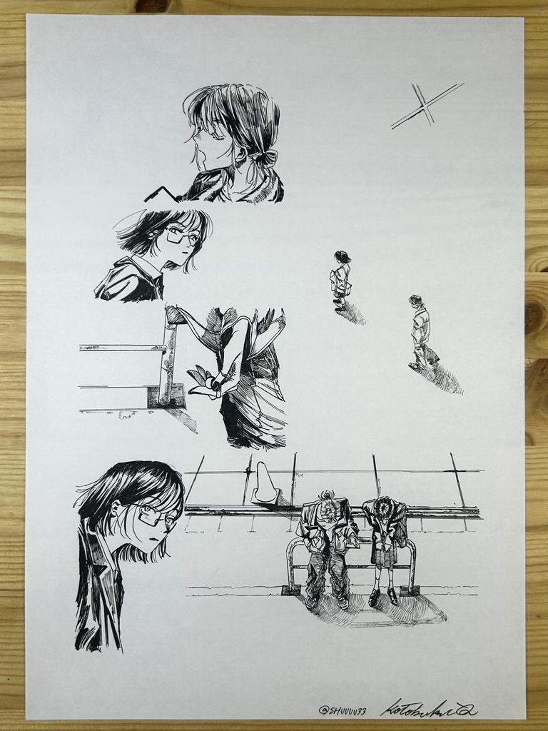 「プラスチックの怒り」15p原画