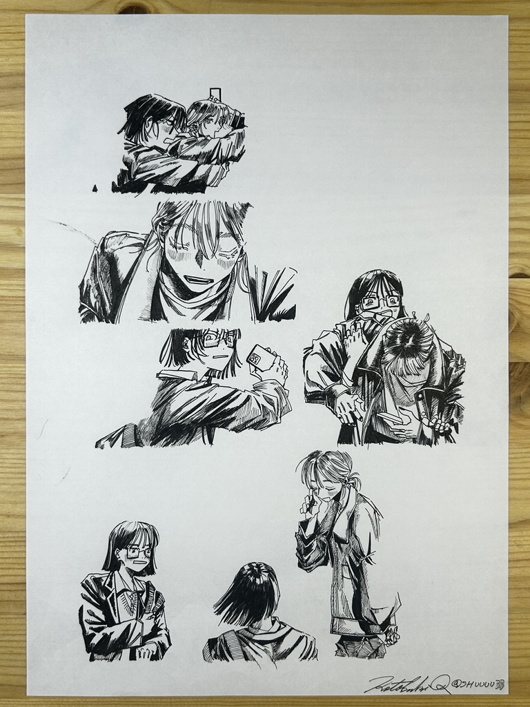 「プラスチックの怒り」14p原画