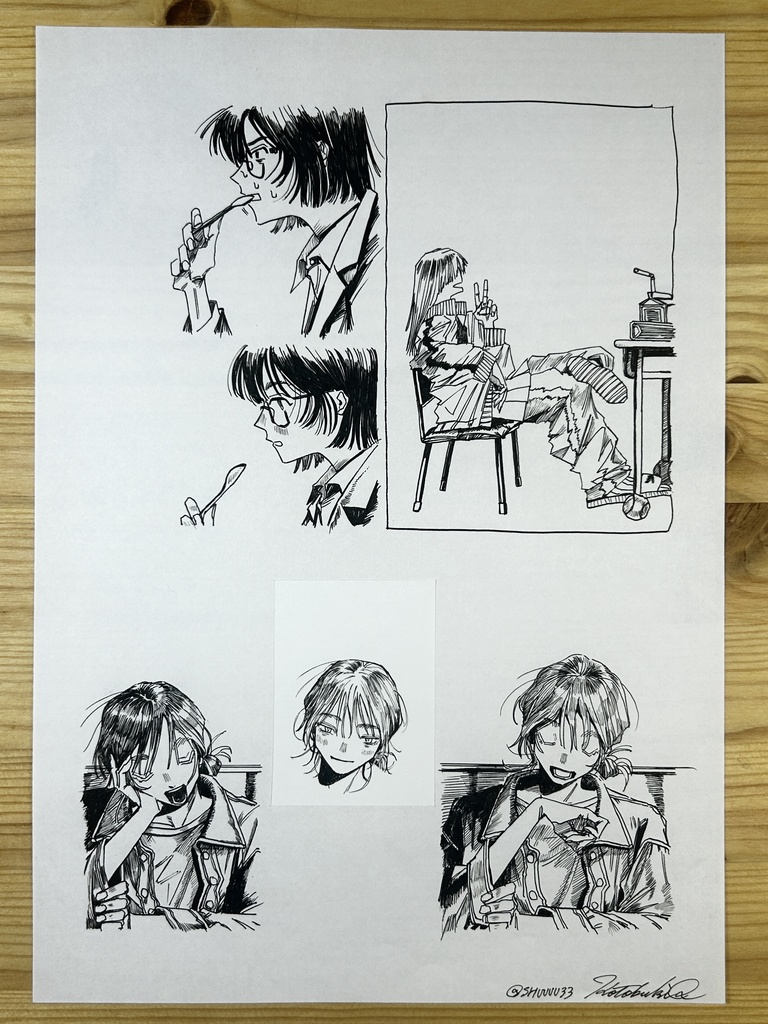 「プラスチックの怒り」9p原画
