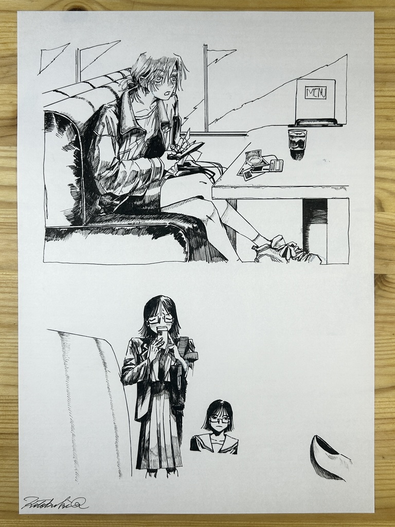 「プラスチックの怒り」7p原画