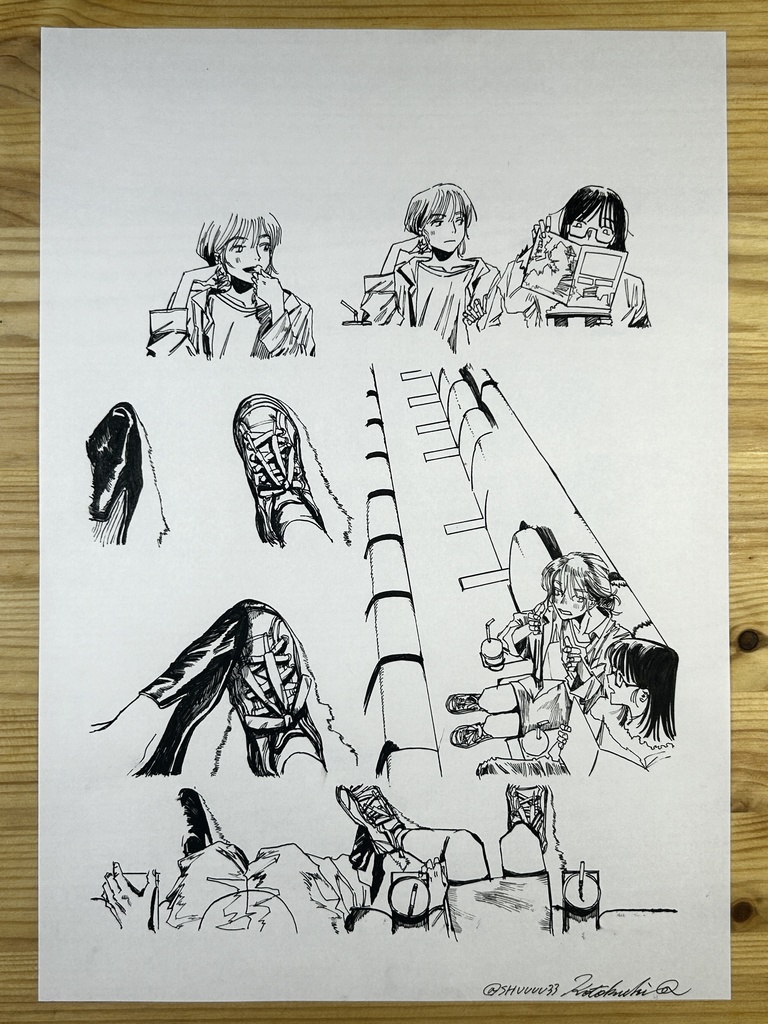 「プラスチックの怒り」22p原画