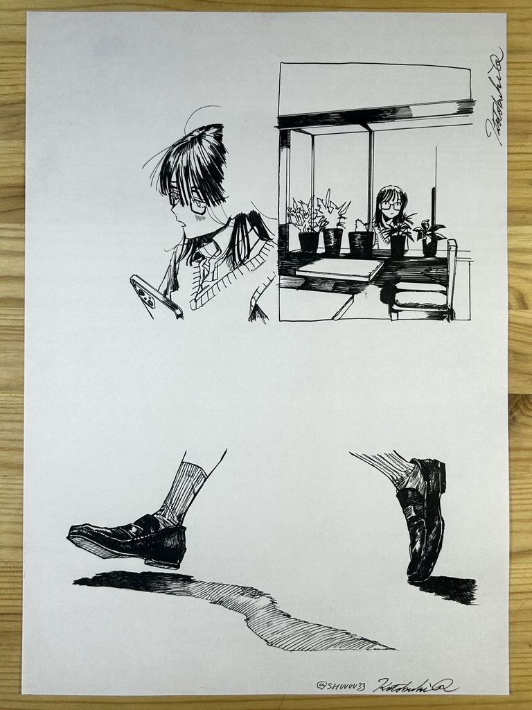 「プラスチックの怒り」28p原画