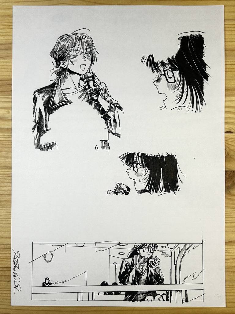 「プラスチックの怒り」11p原画