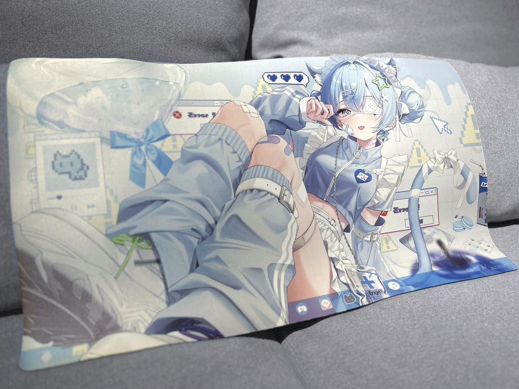【受注予約】PC画面風 みあちゃんプレイマット【9月1日締切】