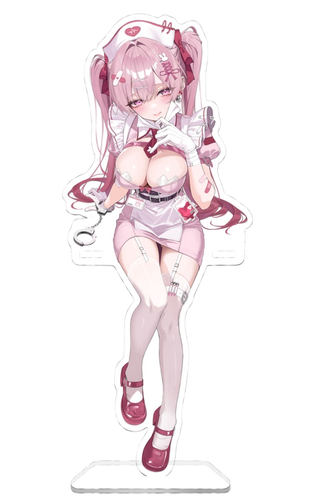 【C107】おすわりももちゃんアクリルフィギュア