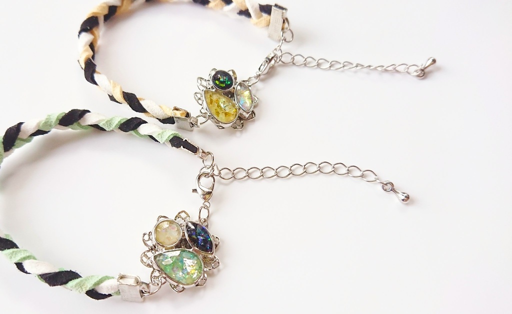 【B級品】ビジュー風モチーフブレスレット