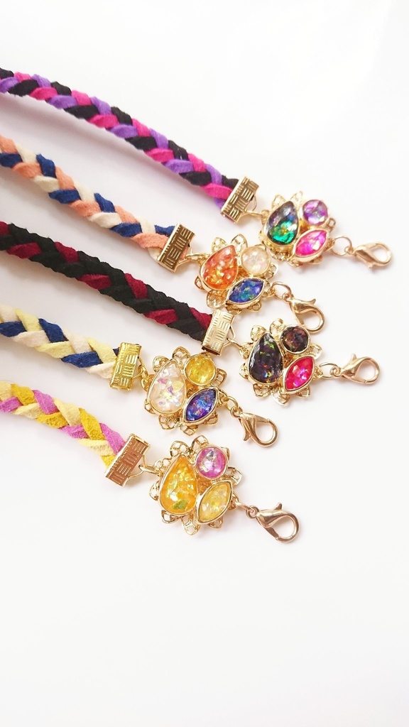 【B級品】ビジュー風モチーフブレスレット