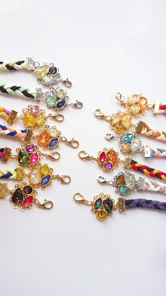 【B級品】ビジュー風モチーフブレスレット