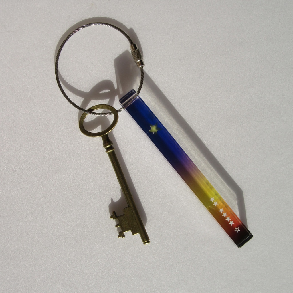 KD概念アクリルキーホルダー(ワイヤーリング)