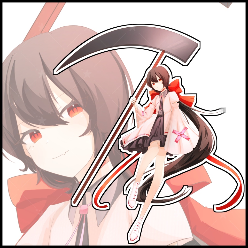 立ち絵素材_全身_女性_おまけSD付き