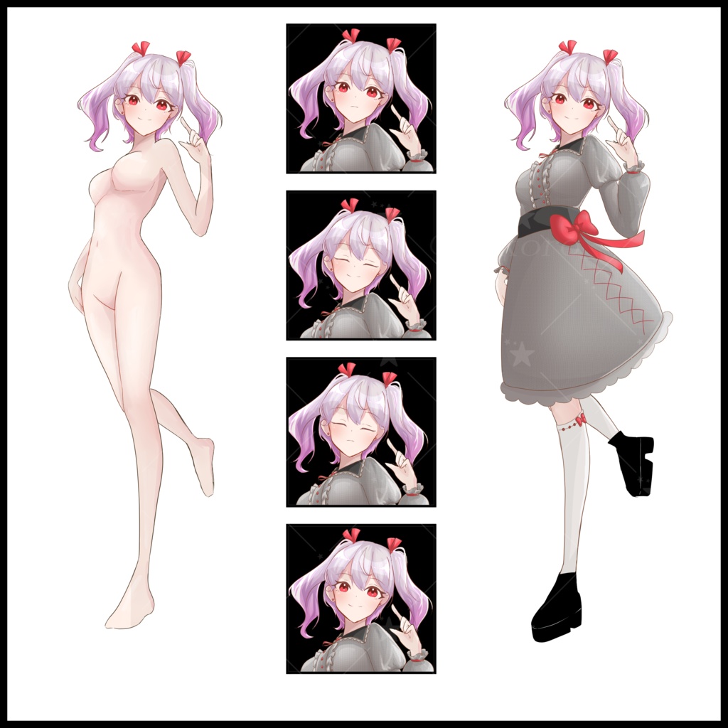 立ち絵素材_全身_女性