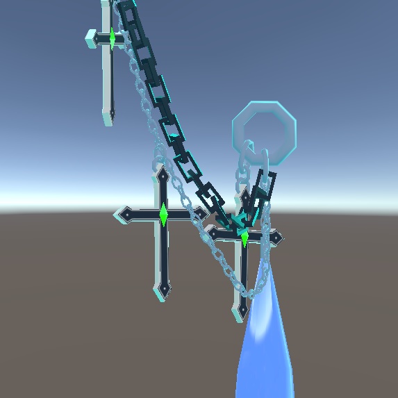 クロスデザインピアス