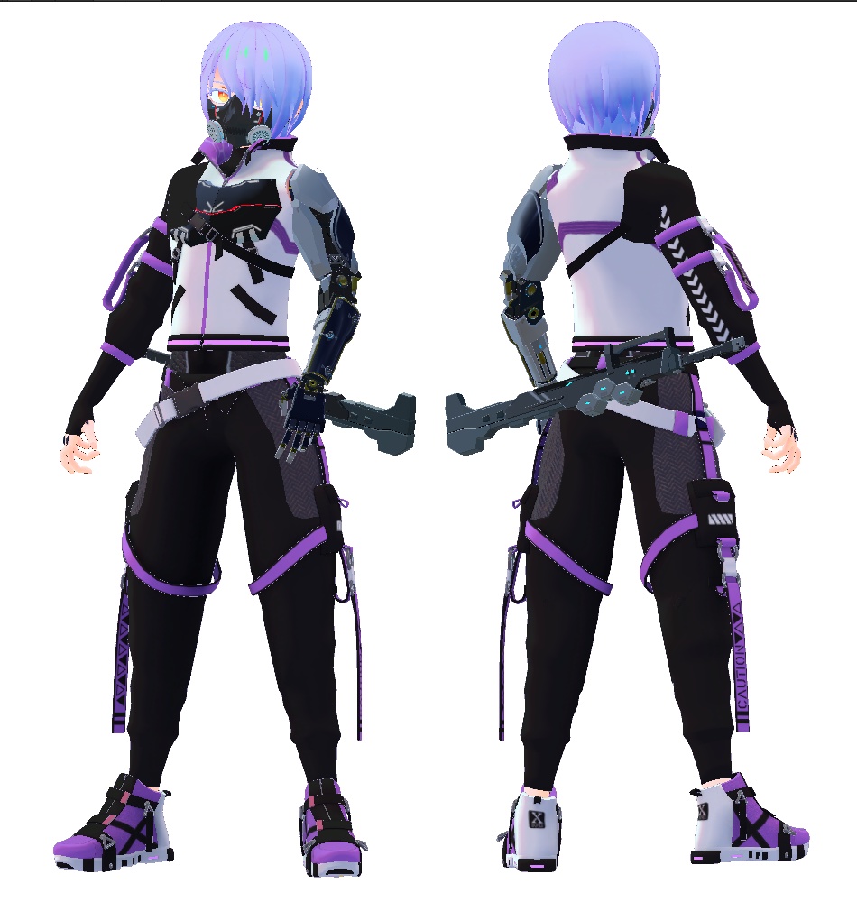 オリジナル3Dモデル『宮夢 渚Ver.7.0』