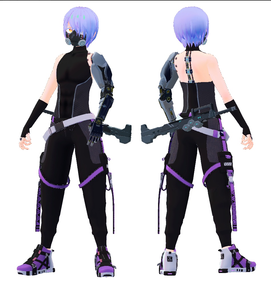 オリジナル3Dモデル『宮夢 渚Ver.7.0』