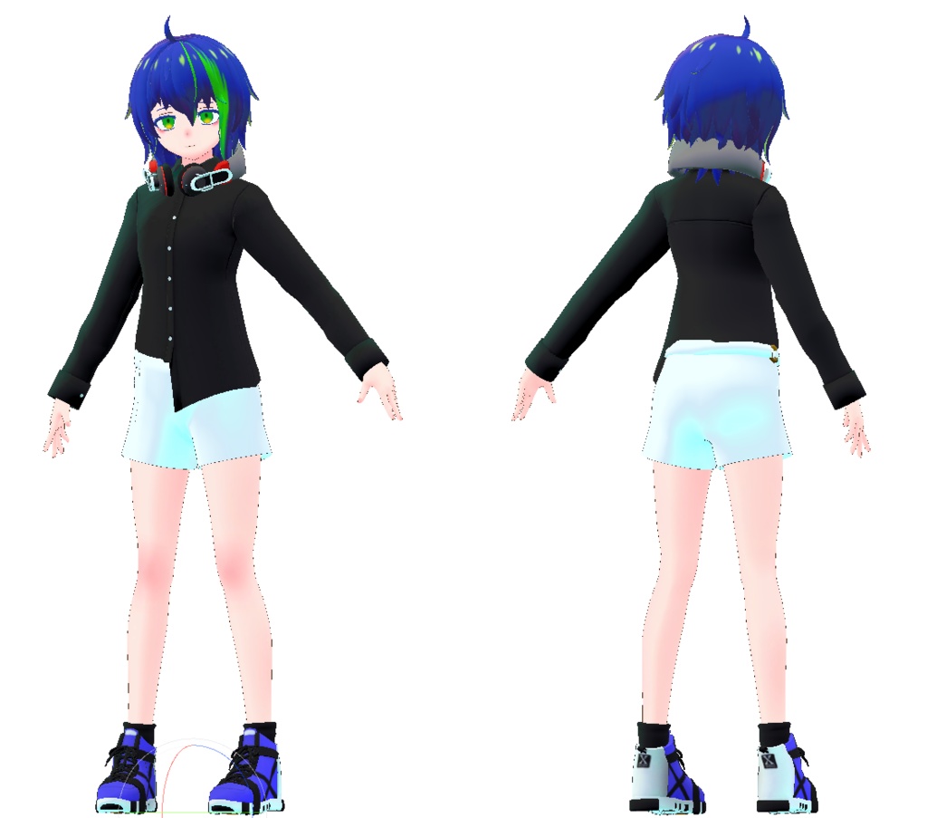 オリジナル3Dモデル『露原 琴音』