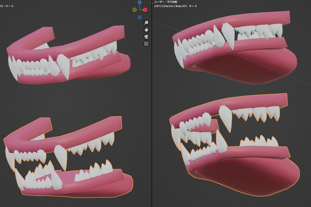 オリジナル3Dモデル『露原 琴音』