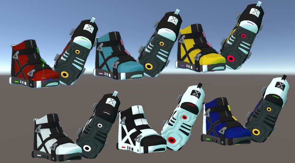 XBブランド ハイカットスニーカー(サイバーモデル)