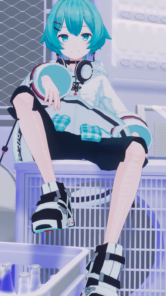 XBブランド ハイカットスニーカー(サイバーモデル)