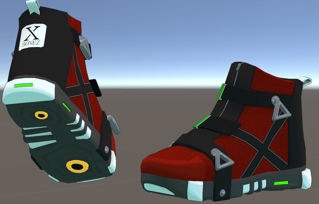 XBブランド ハイカットスニーカー(サイバーモデル)