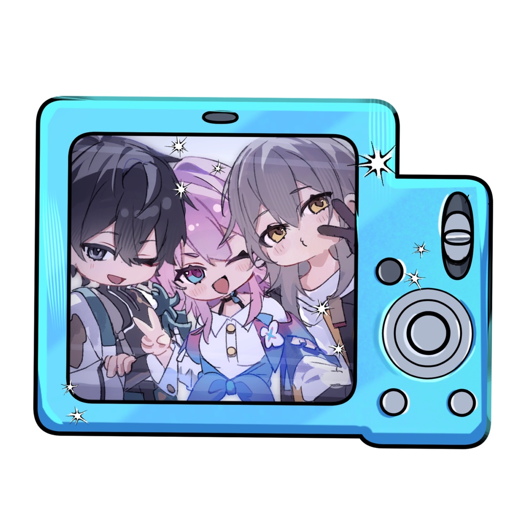 C107 なのカメラアクキー　星