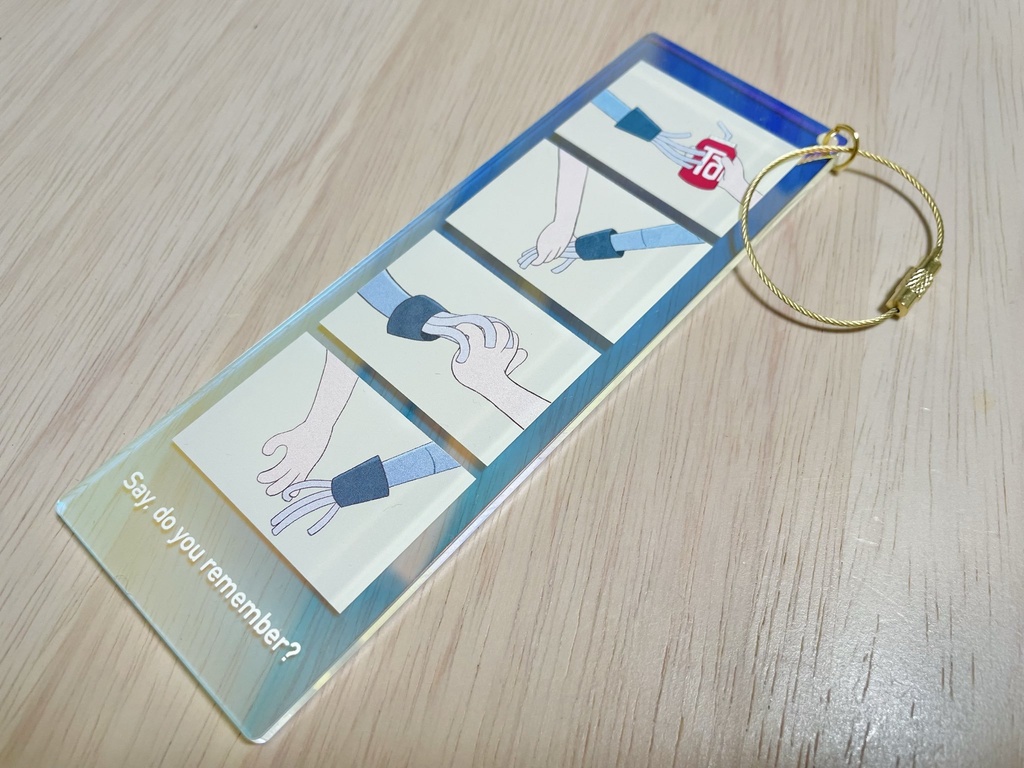 4カット写真風オーロラアクキー