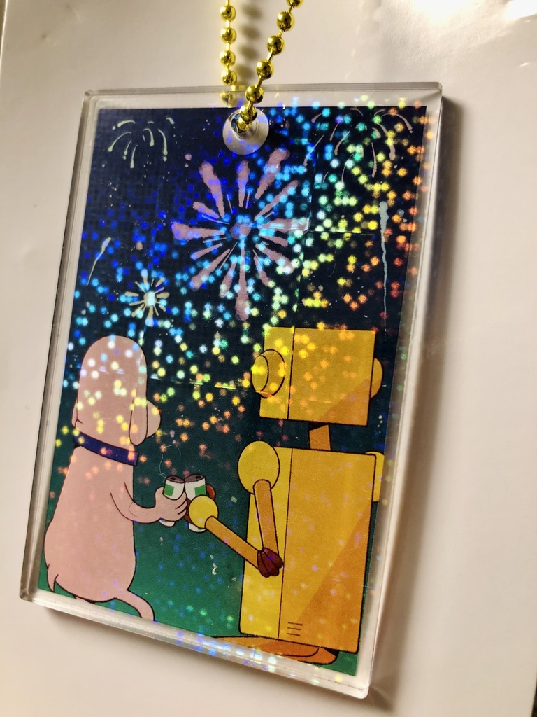 両面印刷ホログラムアクキー