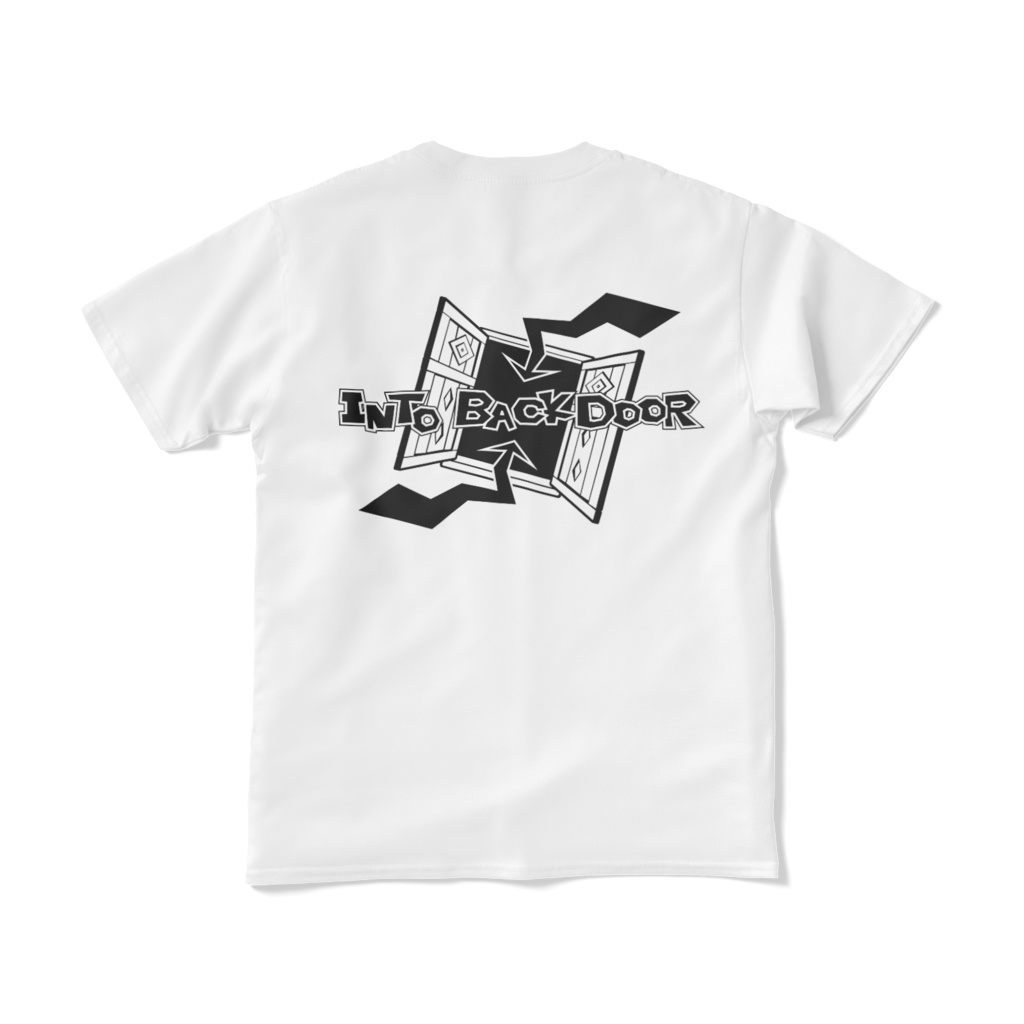 INTO BACKDOOR Tシャツ（短納期）【背面プリント】
