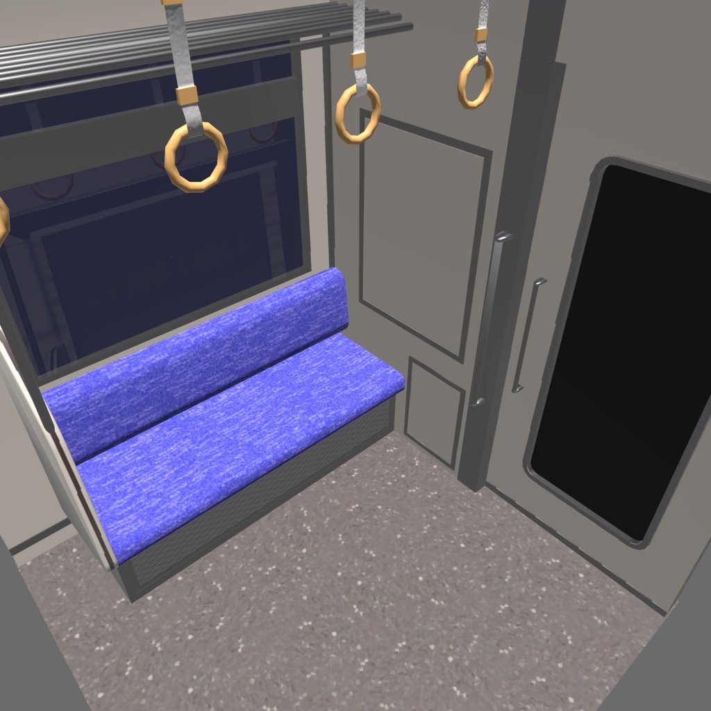Unity内撮影用アセット_電車